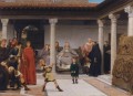 L’éducation des enfants de Clovis romantique Sir Lawrence Alma Tadema
